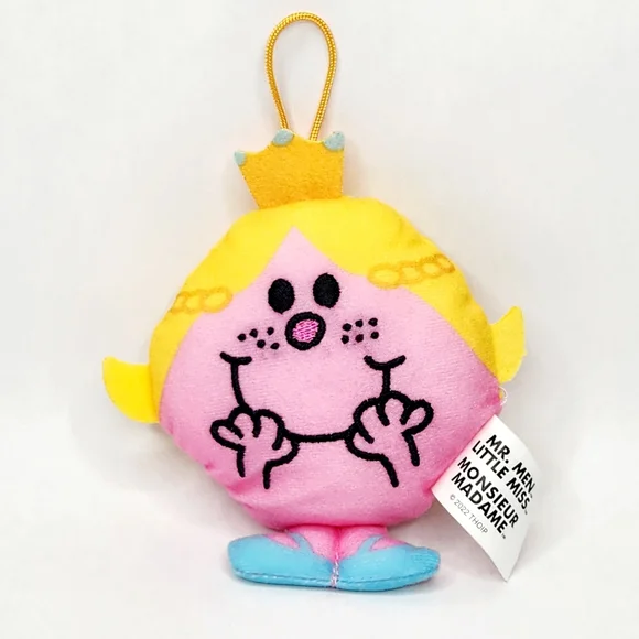 Little Miss Princess Mr. Men Little Miss Hanging Plush McDonald's Happy Meal Toy - Picture 1 of 2
